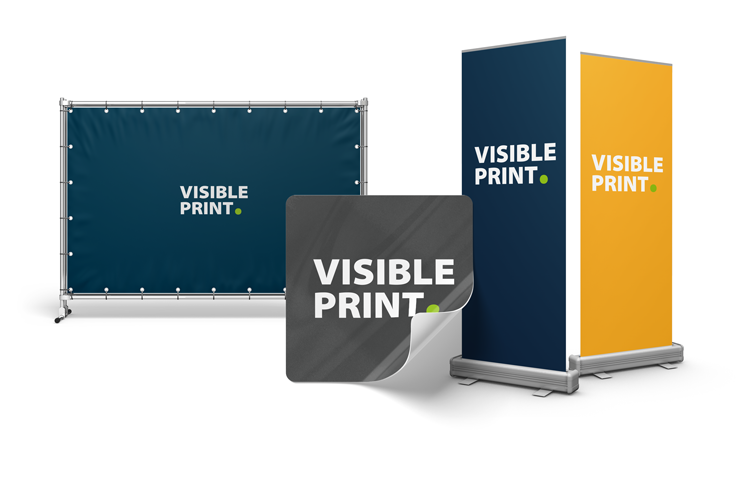 Visibleprint_Digitaldruck_Roll-up Banner, Planen Digitaldruck